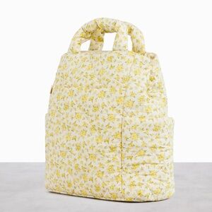 NWOT Béis Backpack Tote in Garden Party